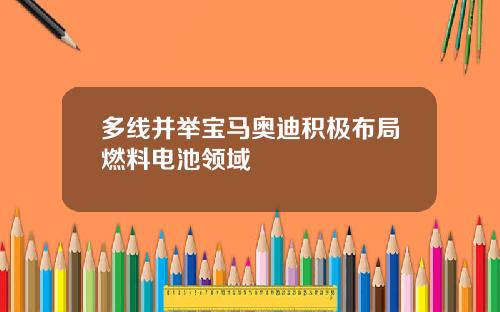 多线并举宝马奥迪积极布局燃料电池领域