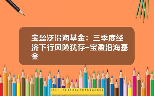 宝盈泛沿海基金：三季度经济下行风险犹存-宝盈沿海基金