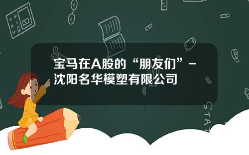 宝马在A股的“朋友们”-沈阳名华模塑有限公司