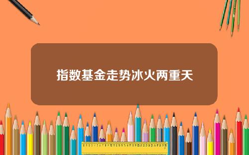 指数基金走势冰火两重天