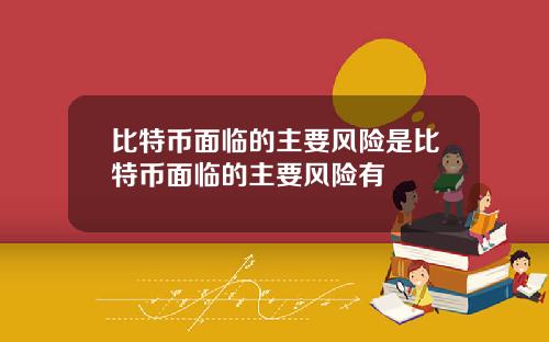 比特币面临的主要风险是比特币面临的主要风险有