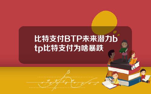 比特支付BTP未来潜力btp比特支付为啥暴跌