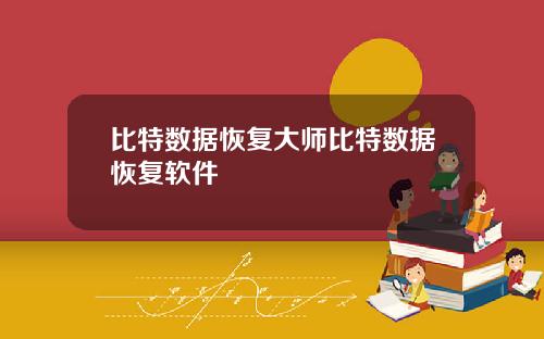 比特数据恢复大师比特数据恢复软件