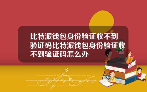 比特派钱包身份验证收不到验证码比特派钱包身份验证收不到验证码怎么办