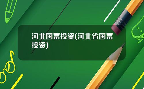 河北国富投资(河北省国富投资)