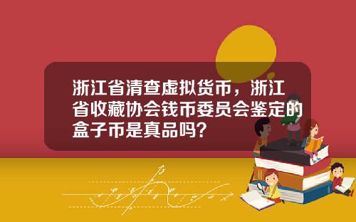浙江省清查虚拟货币，浙江省收藏协会钱币委员会鉴定的盒子币是真品吗？