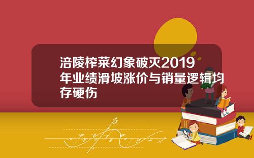涪陵榨菜幻象破灭2019年业绩滑坡涨价与销量逻辑均存硬伤