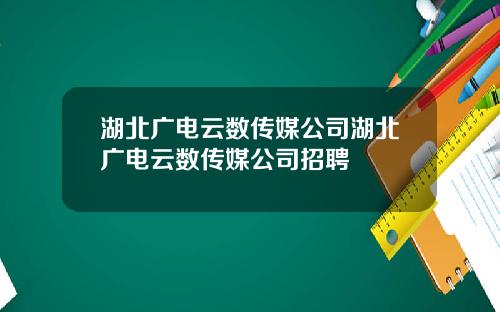 湖北广电云数传媒公司湖北广电云数传媒公司招聘