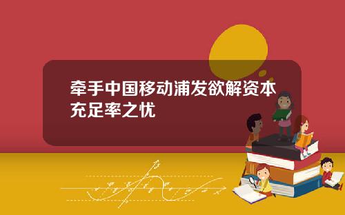 牵手中国移动浦发欲解资本充足率之忧