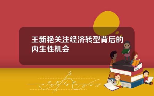 王新艳关注经济转型背后的内生性机会