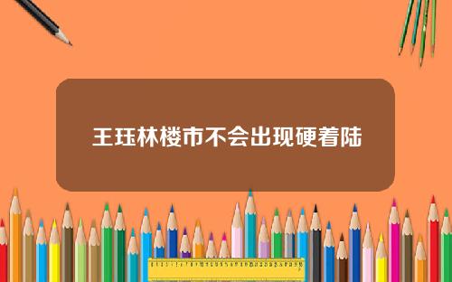 王珏林楼市不会出现硬着陆