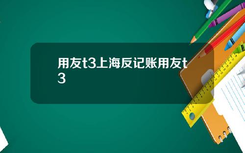 用友t3上海反记账用友t3