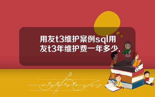 用友t3维护案例sql用友t3年维护费一年多少.