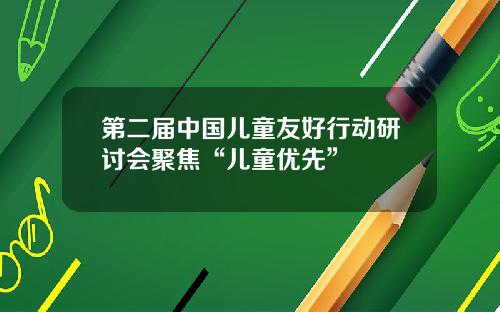 第二届中国儿童友好行动研讨会聚焦“儿童优先”