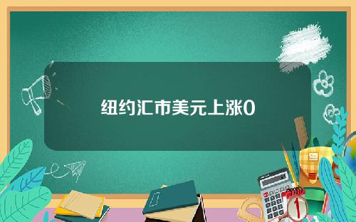 纽约汇市美元上涨0