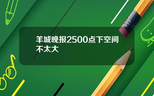 羊城晚报2500点下空间不太大