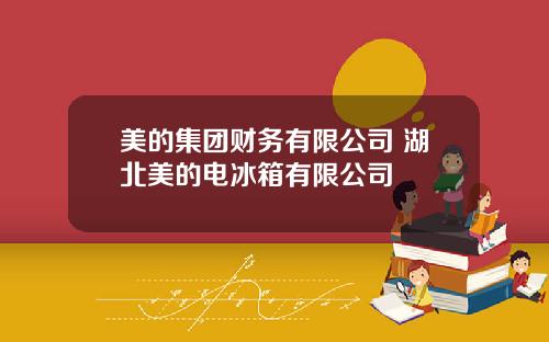 美的集团财务有限公司 湖北美的电冰箱有限公司