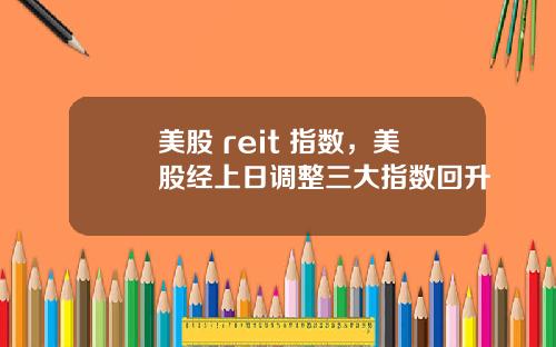 美股 reit 指数，美股经上日调整三大指数回升