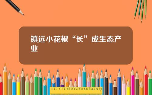镇远小花椒“长”成生态产业