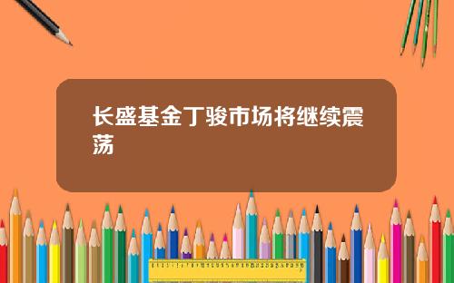 长盛基金丁骏市场将继续震荡