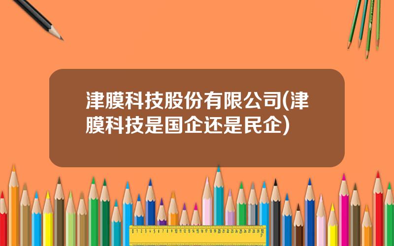 津膜科技股份有限公司(津膜科技是国企还是民企)