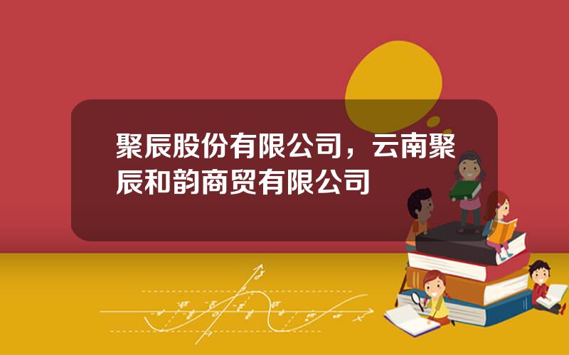 聚辰股份有限公司，云南聚辰和韵商贸有限公司
