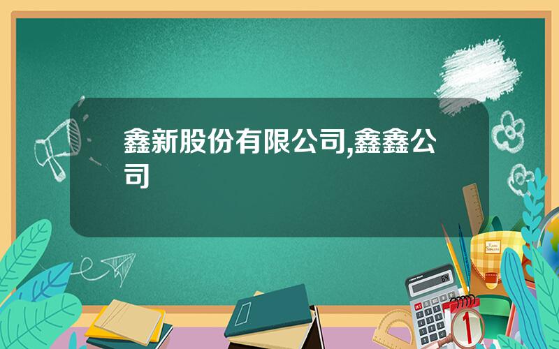 鑫新股份有限公司,鑫鑫公司